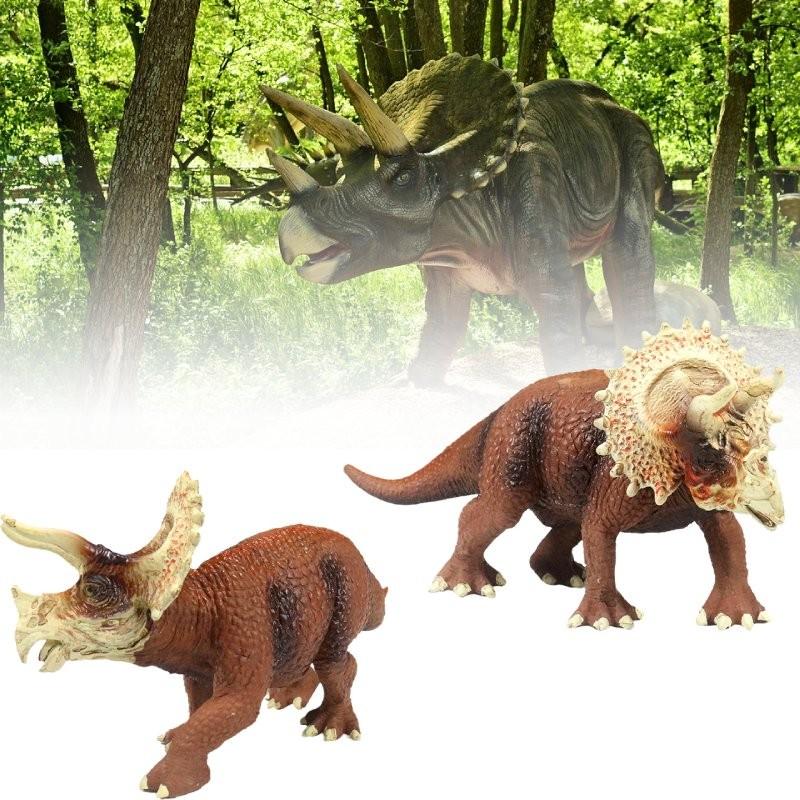 Dinosaur Triceratops Toy Model Desktop Decoration Pvc Material Gift Children