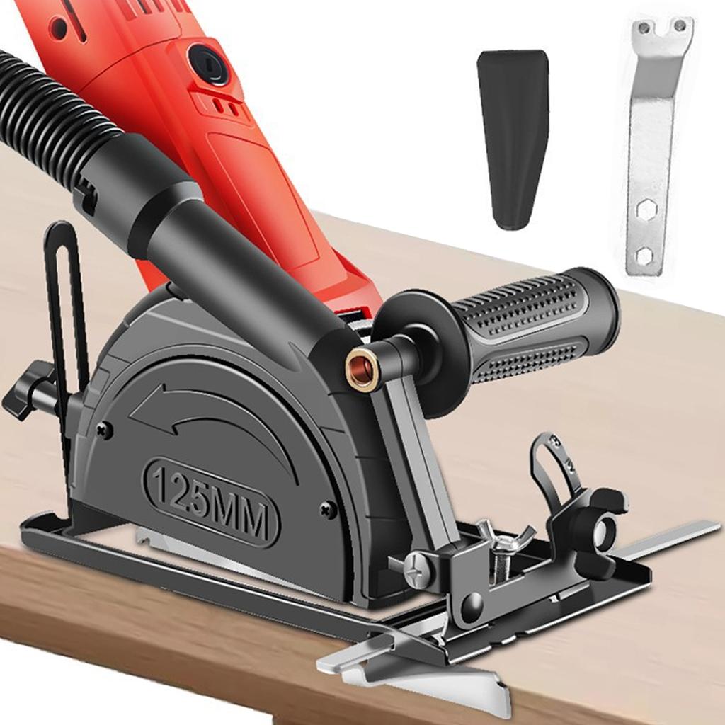 Suport pentru polizor unghiular, adâncime reglabilă, suport pentru polizor pentru tăiere, instrument de masă pentru prelucrarea lemnului, bază fixă ​​pentru tăiere manuală