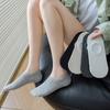 5 Pairs of Spring and Summer Thin Mesh Invisible Socks Women's Non-slip Non-drop Heel Bone-less Sweat Breathable Shallow Boat Socks