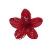 Hawaiian Style Gradient Flower Crab Hair Clips for Women Plumeria Barrettes Beach Vacation Hair Claw for Thin/Thick Hair Accessories