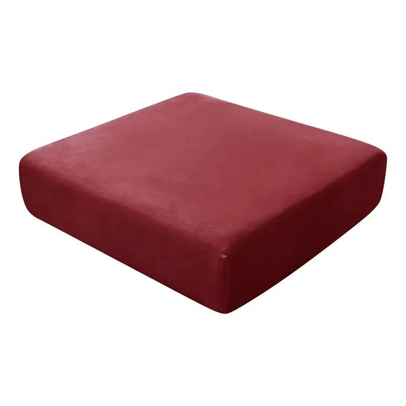 Elastic Velvet Sofa Seat Cushion Cover For Living Room Furniture Protector Removable L Shape Corner Armchair Sofa Covers