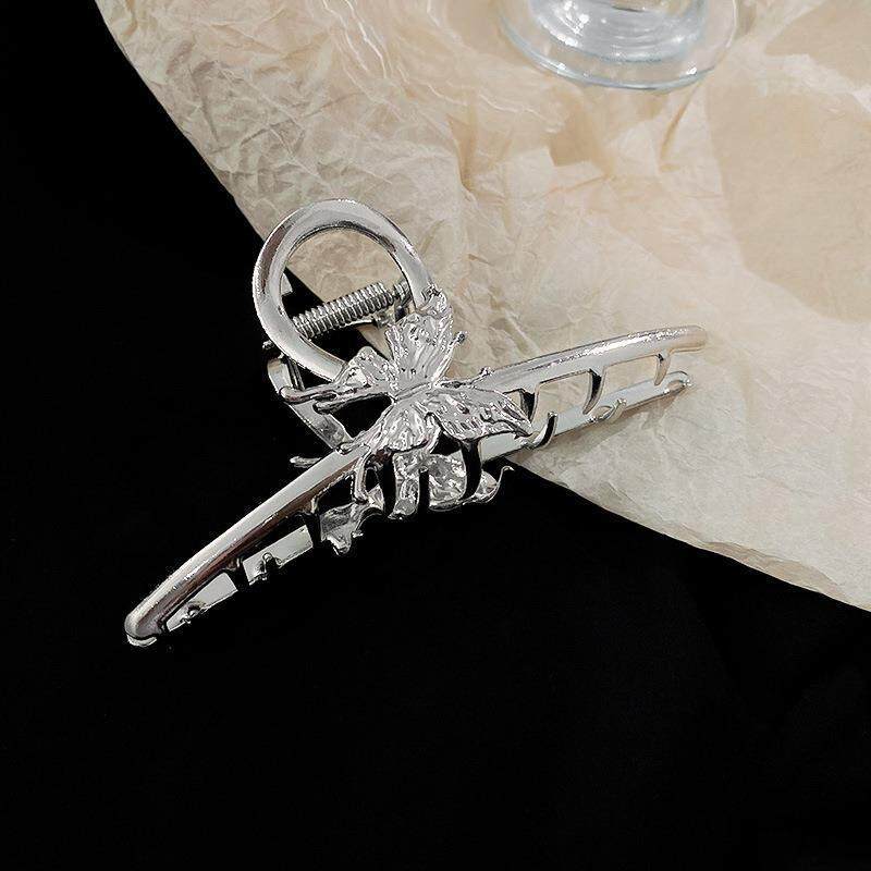 

Необычные металлические жидкие заколки-акулы для волос, аксессуары для женщин, готический темперамент, особая форма, завивка, ювелирные изделия