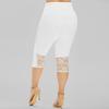 Female Pants Women Lace Stitching Slim Leggings Elastic Waist Tight Yoga for Sports