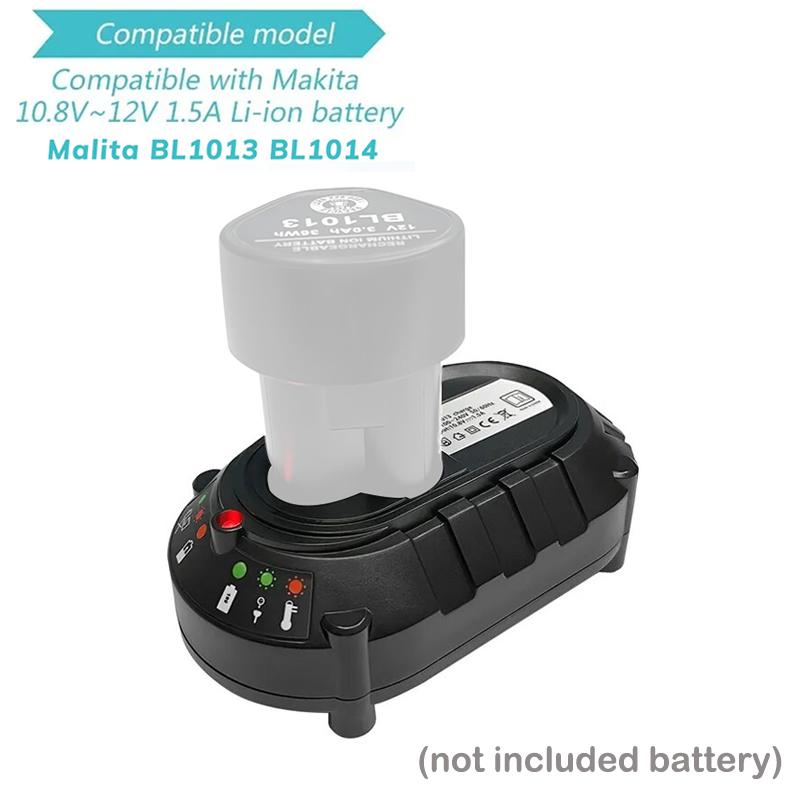 10.8V-12V Li-ion Batteries DC10WA Electrical Drill Screwdriver Tools Charger Power Supply Charger for Makita BL1013 BL1014