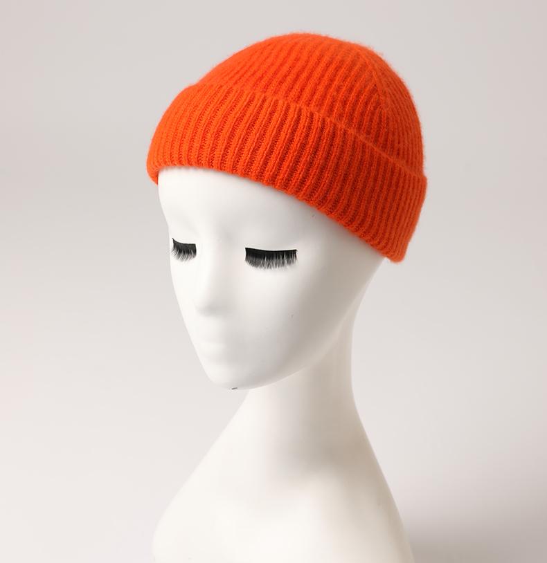Women 100% Pure Cashmere Cheap Winter Hats Caps Custom Embroidery Logo Luxury Fashion Cute Warm Ny Fisherman Beanie Unisex Gpm