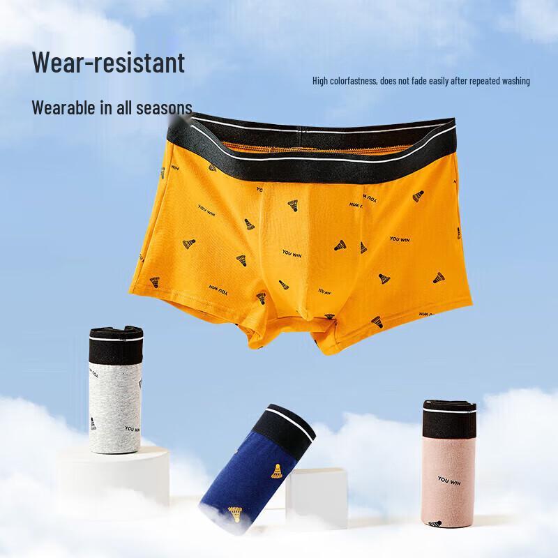 Regina Miracle Men's Cotton Boxer Briefs 4-Pack