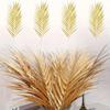 5 stücke Goldene Künstliche Palm Blätter Gefälschte Tropische Pflanzen Faux Blumen Für Indoor Outdoor Home DIY Vase Füllstoff Hochzeit Party Decor
