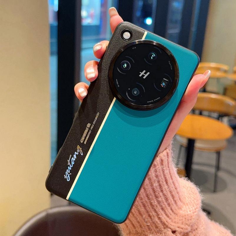 Night Lightning Fluorescent Line Two-pigment Leather Case For OPPO Find X8 Pro Find X8 Find X7 Ultra X7 Lens Protect Cover