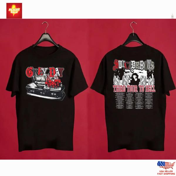 Grey day 2022 Tour Merch, Suicide.boys 2022 Tour Shirt, Grey Day Tour Shirt Unisex T-Shirt M