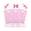 30 Pcs Pink Bow Pattern Tote Bags, Birthday, Family Holiday, Party Decoration Supplies, Gift Packaging Supplies, Candy and Biscuit Tote Bags