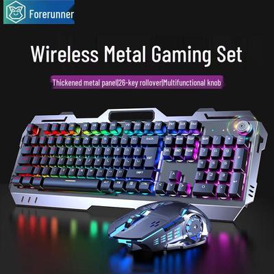 Qianxingzhe GX810 Kabellose Gaming-Tastatur- und Maus-Kombination