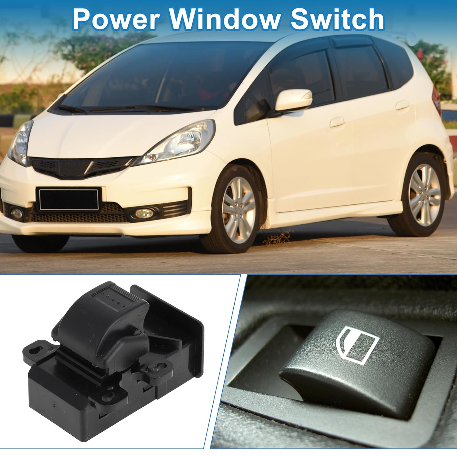 

Power Window Switch Window Control Switch for Honda Element 2003-2011, for Honda Fit 2007-2008 Black