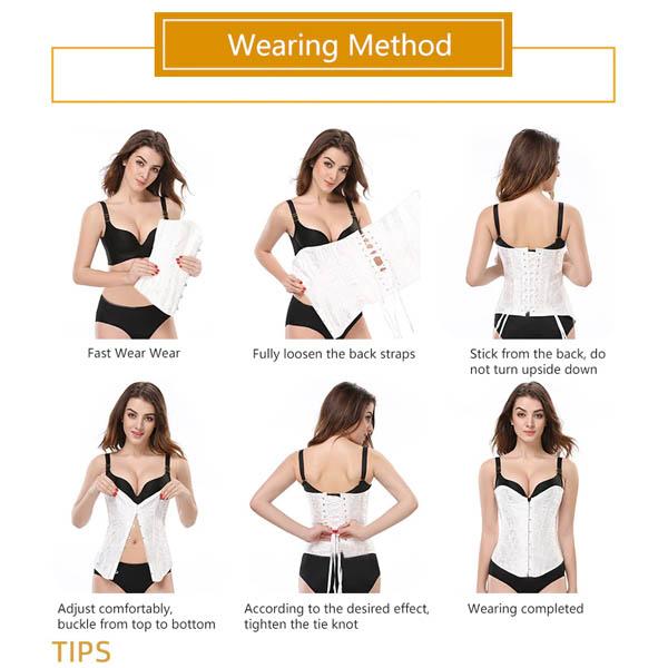 Ivory Cream Frill Corset Erotic Lingerie Fetish Corsets