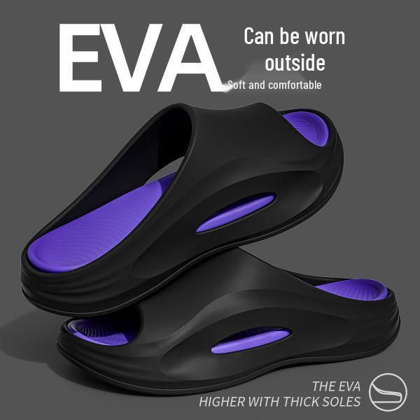 Men's Non-slip Air Cushion Summer Slippers - Comfortable, Odor-Free, Quiet EVA Material