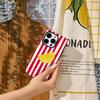 Red Striped Lemon Cute Phone Case for IPhone 16 15 14 13 12 11 X XS XR XSMAX 7 8 Pro Max Plus Double-layer Back Cover