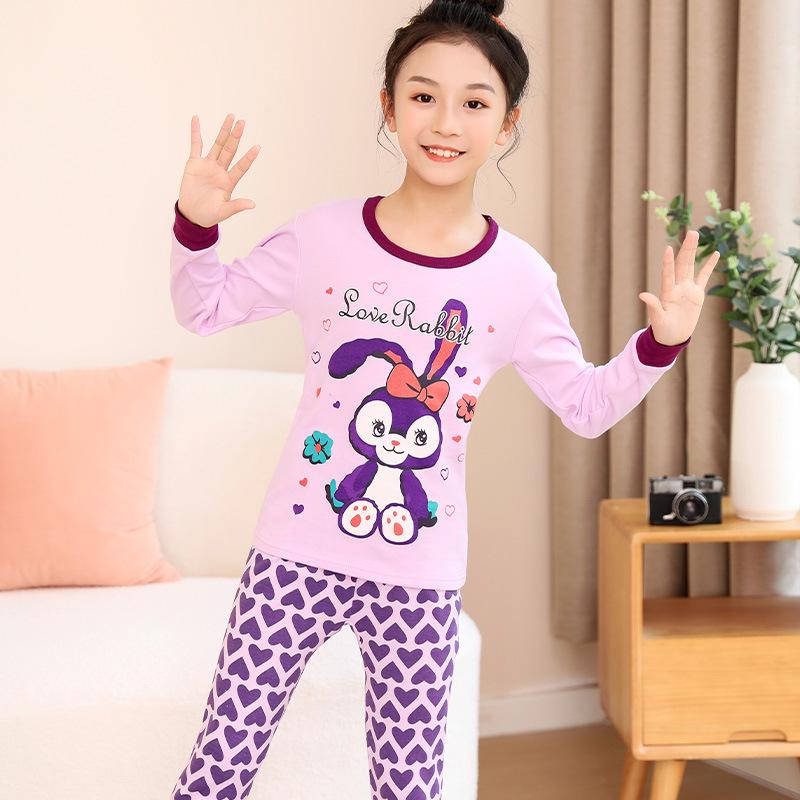 Children's Pure Cotton Underwear and Pajama Set for Girls and Boys – Autumn/Winter Collection