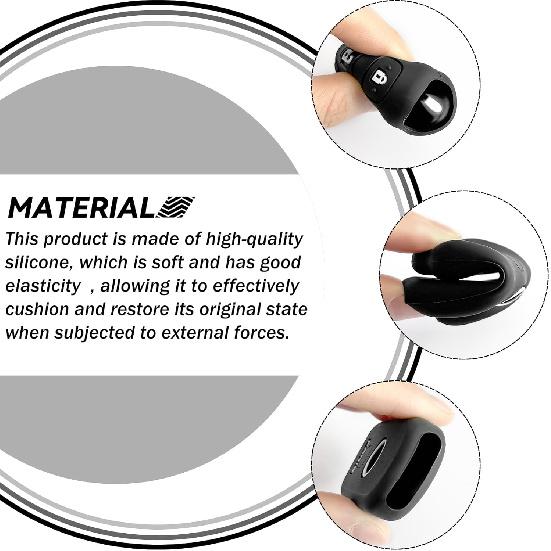 Key Fob Cover Case, Silicone Keyless Entry Remote Control, Fit for 1999-2009 T0y0ta 4Runner 2001-2008 T0y0ta Sequoia, HYQ12BBX|HYQ12BAN|HYQ1512Y