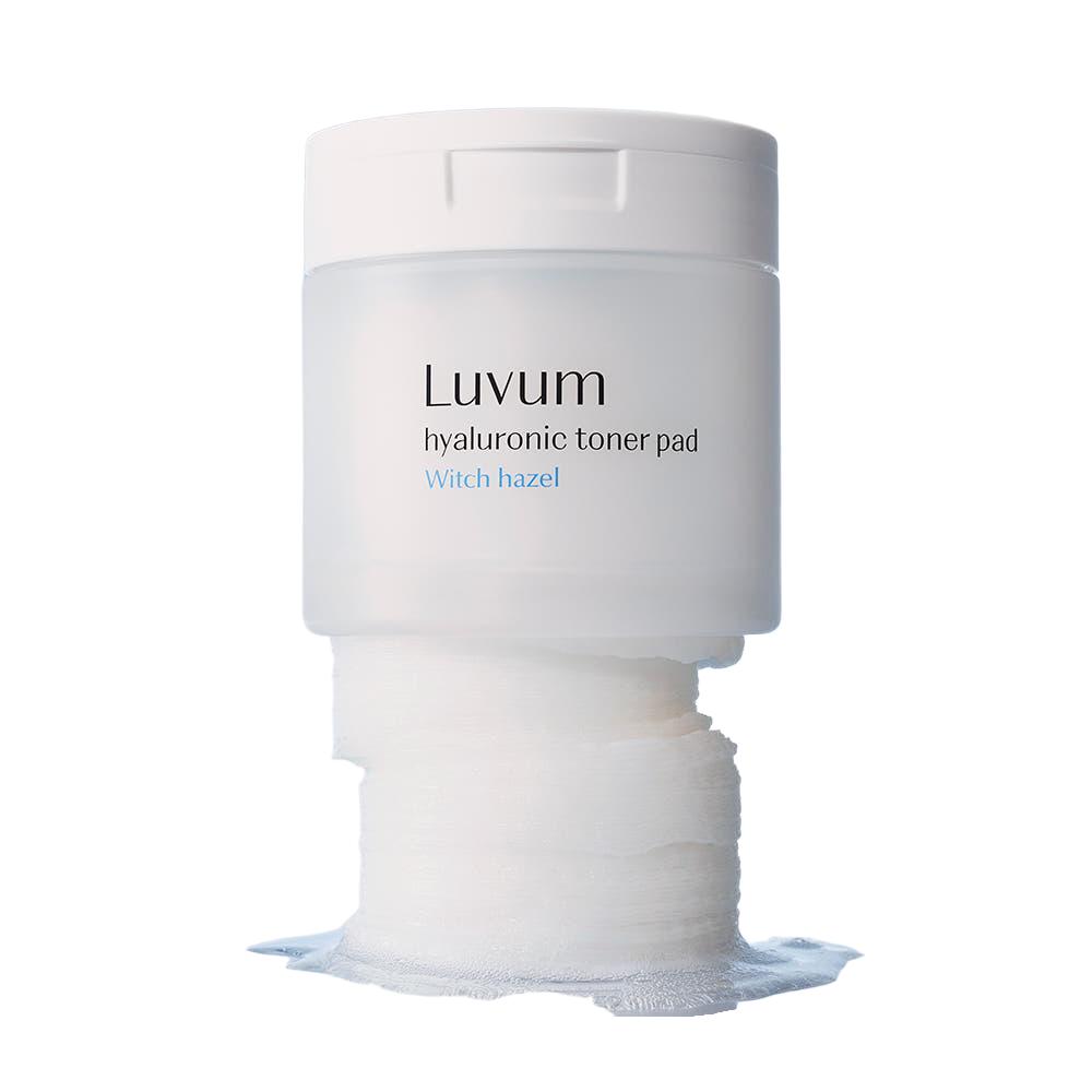 Luvum Witch Hazel Hyaluronic Acid Toner Pad 60 Sheets