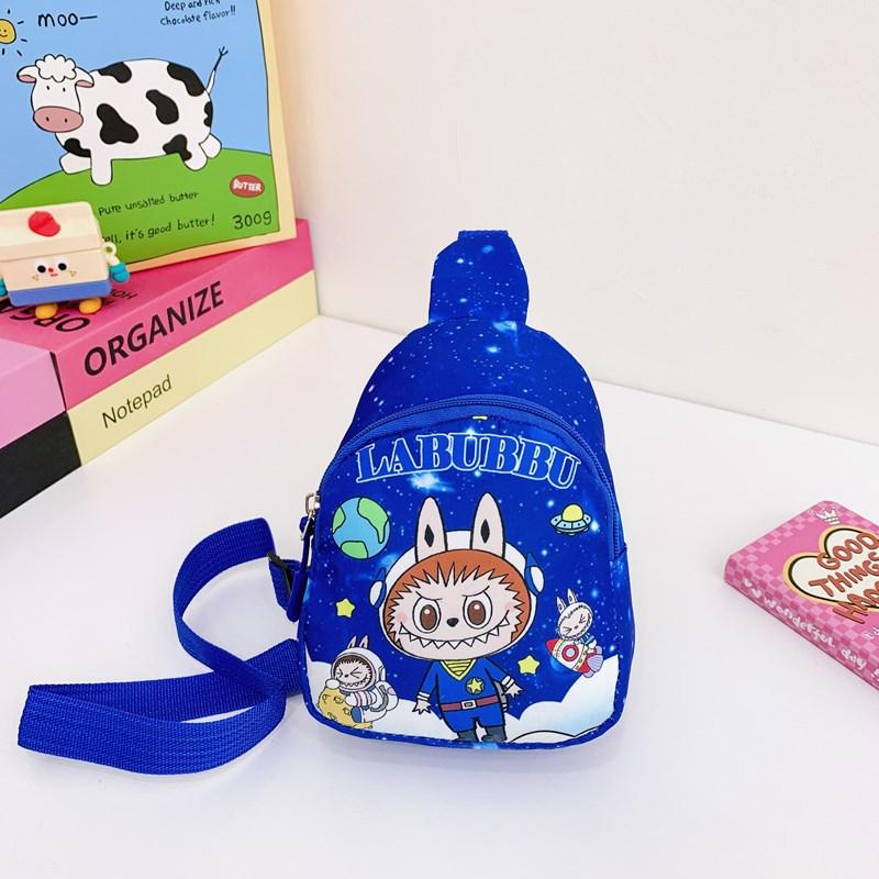 School BagsCartoon Rabbu Children's Breast Bag Boys and Girls Cute Change Bag Casual Versatile Shoulder Crossbody Bag