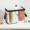 Student Book and Toy Organizer - Foldable Storage Box for Clothes and Books