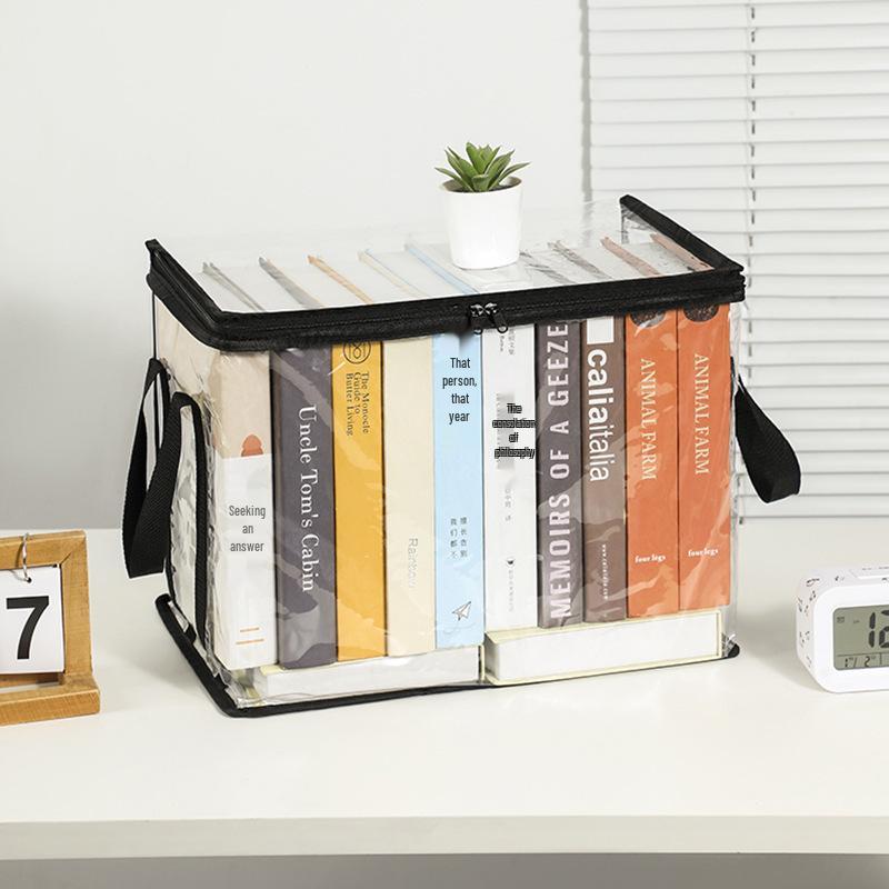 Student Book and Toy Organizer - Foldable Storage Box for Clothes and Books