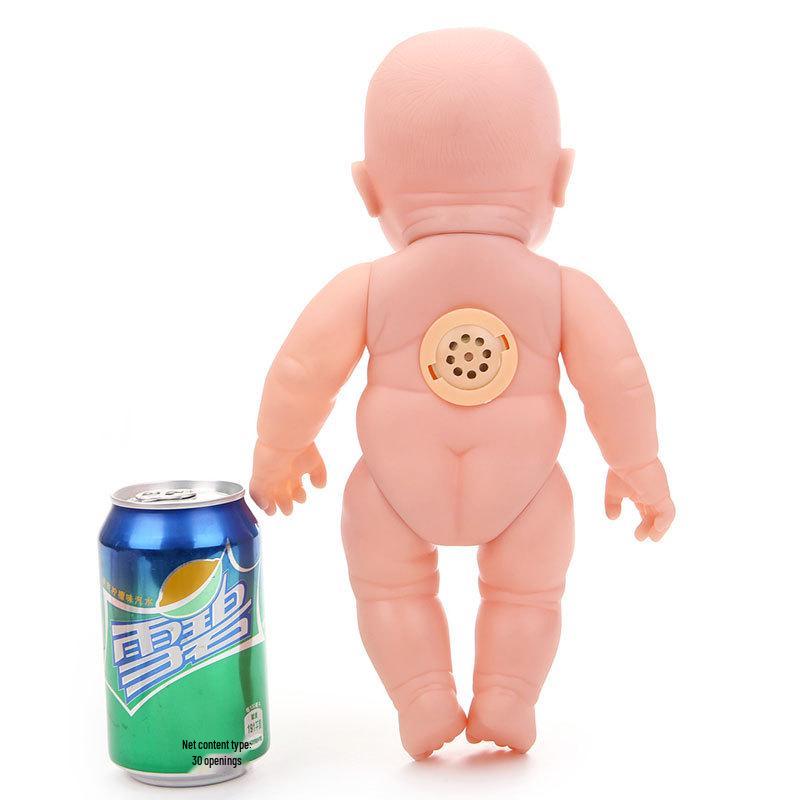 28cm Kindergarten Early Education Vinyl Doll - Nude Soft Rubber Little Princess