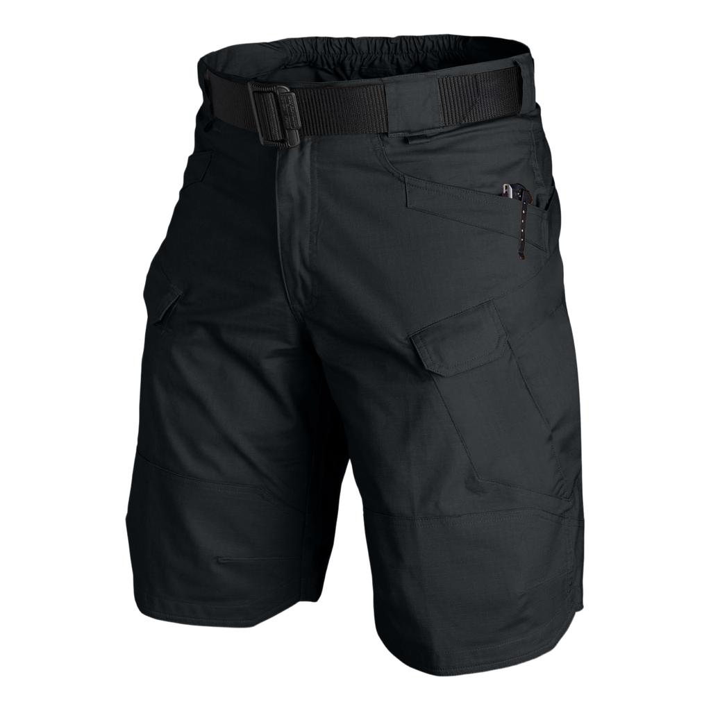 Pantalones Cortos Cargo Ligeros para Hombre para Exteriores con Cintura Ajustable y Múltiples Bolsillos para Senderismo, Viajes, Trabajo