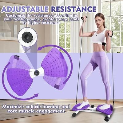 Ultra tiché fitness zařízení na kroucení pasu, Protiskluzové domácí fitness vybavení, Speciálně navrženo pro ženy k redukci břišního tuku