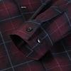 MONTAGUT Men's Fleece-Lined Wool Silk Warm Long-Sleeve Shirt