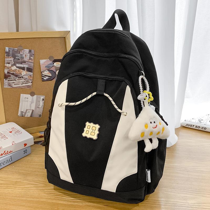 Children's Schoolbag Elementary School Girl Junior High School Student High School Student Splicing Backpack Fashion Backpack