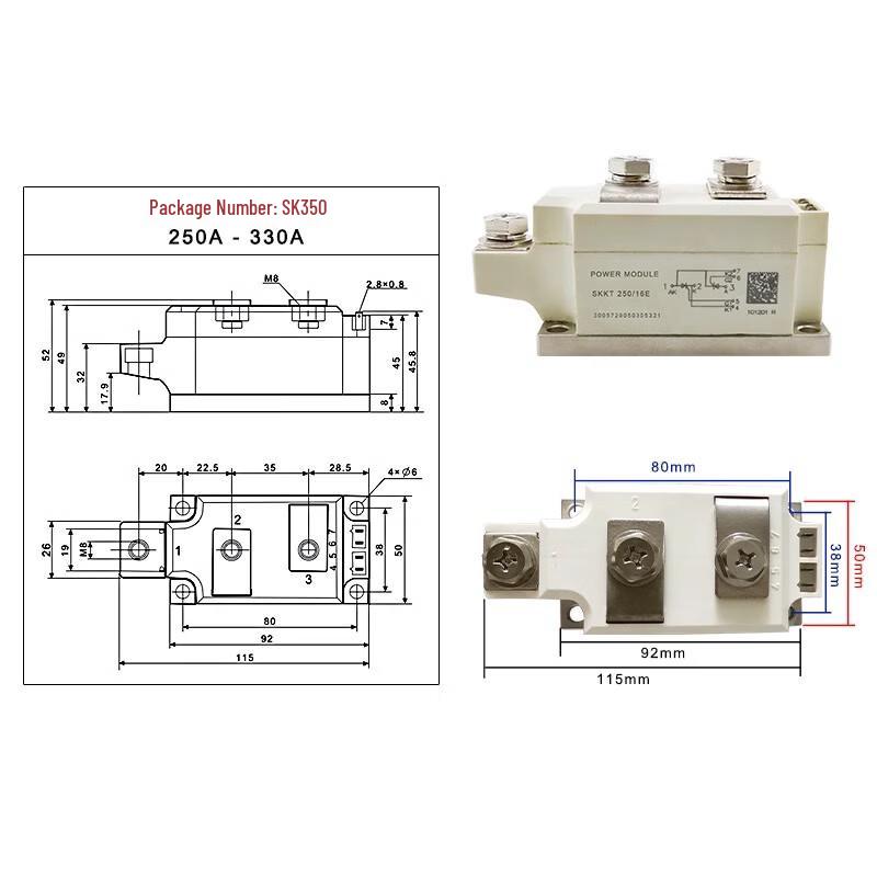 Jintuo High-Power Rectifier Bridge Thyristor Module