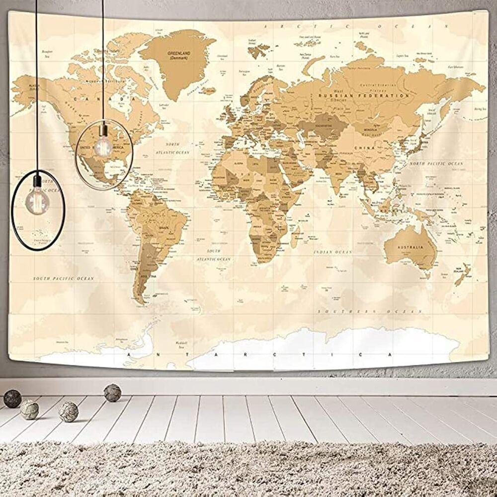 Tapestry Large Map 75x100 чёрный