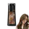 Light Brown Hair Dye Shampoo Fast Coloring 10 Minutes Gray Coverage for Men and Women