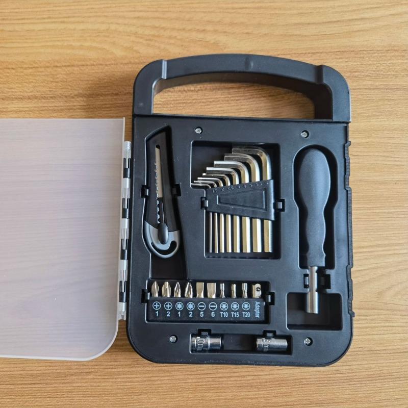 Hand Hardware Tool Set Portable Home & Office DIY Repair Tools Hex Wrench & Screwdriver Combination