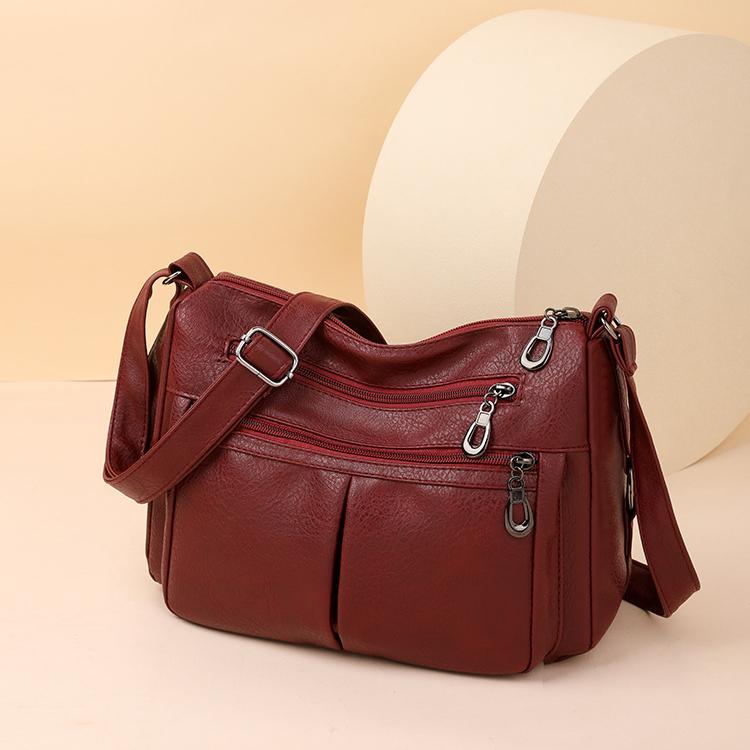 Large Capacity Women's Bag Single Shoulder Bag New Minimalist Multi Compartment Women's Bag Crossbody Bag