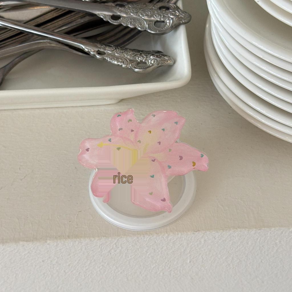 Pink Polka Dot Magnetic Bracket Phone Case for Apple 17 Pro Max - Drop-Proof, Fits 16 & 15 Models, For Women