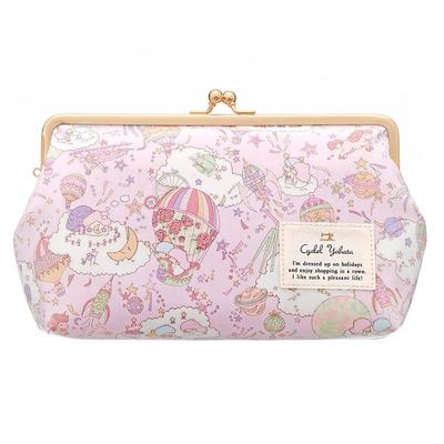 Cyalel Yahata Sanrio X Liberty Print Large 6-inch Clasp Pouch, Travel Pouch, Makeup Pouch, Inner Pouch, Cosmetic Pouch, Gachette Pouch, Sanrio