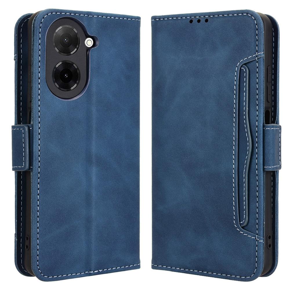 For Xiaomi Redmi A5 4G (171.7mm)/Poco C71 4G Leather Case Phone Wallet Cover with Multiple Card Slots