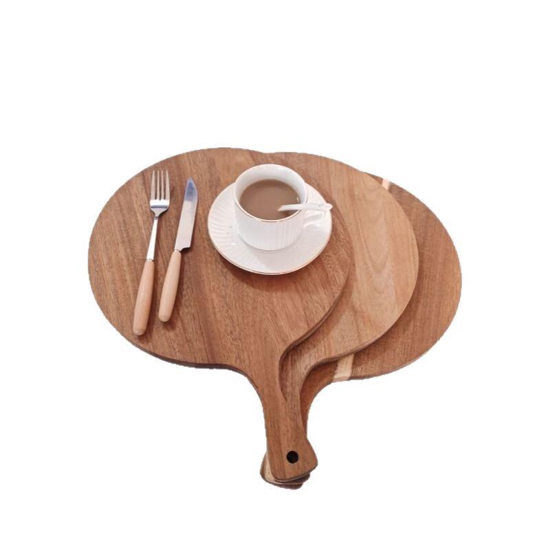 

Acacia Wood Pizza & Cutting Board with Handle