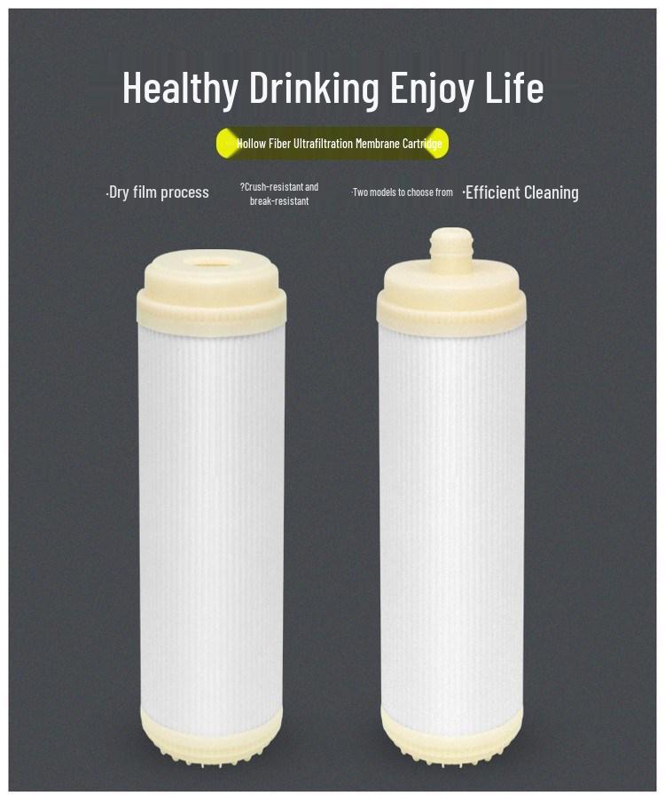 10-inch Ultrafiltration Membrane Water Purifier Insert, 20-inch UF Hollow Fiber Filtration Element
