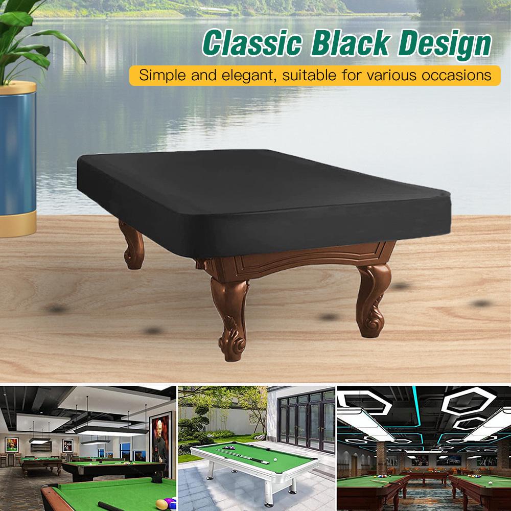 Pool Table Cover Oxford Cloth with PVC Coating Waterproof and Silver Coated for Outdoor Ping Pong