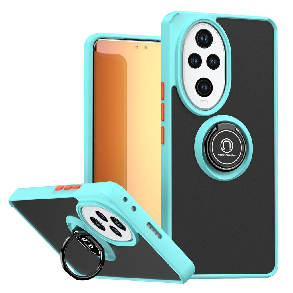 New Shockproof Rotatable Bracket Case for Honor 200 Pro Metal Ring Magnetic Car Holder Cover