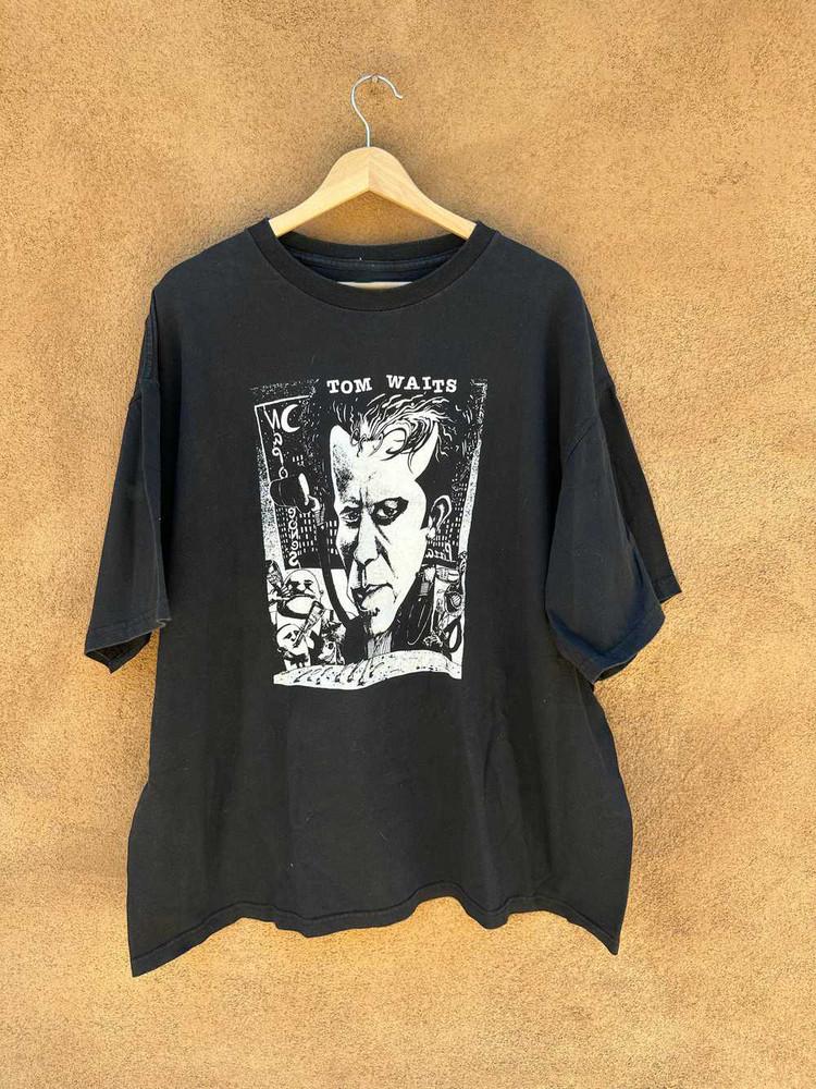 

Tom Waits Album Concert Tour Cotton Men Women Tee Shirt S To 5XL MK166 Unisex T-Shirt L