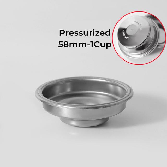 Kaffeefilterkorb für Delonghi Breville Expobar FAEMA Espressomaschinenzubehör, Nicht-Druckbeaufschlagter Ersatz, 51 mm, 54 mm,