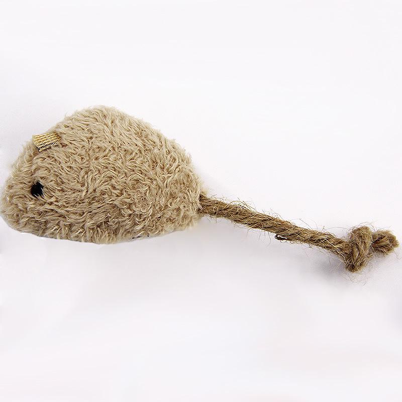 3pcs/set Funny Cat Toy Plush Simulation Mouse Toy Interactive Bite Resistance Plush Mouse Cat Scratch Mouse Toy For Kitten