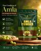 ROOTS & RAYS BIO Amla Pulver | 100% Reine & Natürliche Indische Stachelbeere | Reich an Vitamin C für Immunität, Haut- & Haargesundheit | Unterstützt die Verdauung