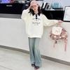 Vielseitiges Mädchen-Sweatshirt mit stilvollem Polokragen - Herbst- und Frühjahrsmode