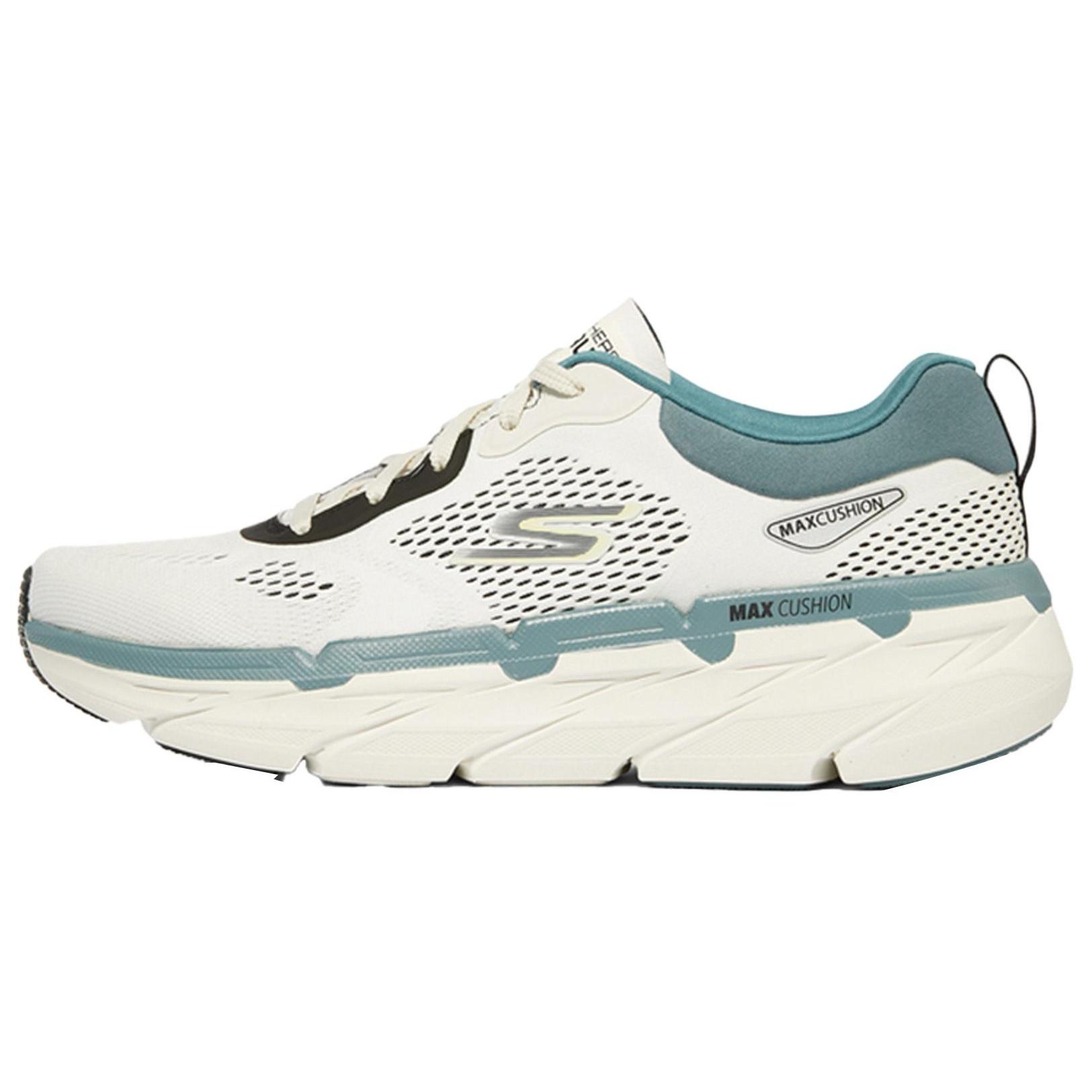 Skechers Go Run Max Cushion Premier White Black Green Men s 220068-WBK EU 41