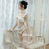 Sex Lingerie Uniform Seduction Pussy Girl Perspective Female Chiffon Love Hollow Sexy Suit Three Points