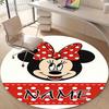 Personalized M-Minnie Round Chair Office Rug - Perfect for Mat, Office Chair & More - Ideal Gift for Birthdays and Holidays